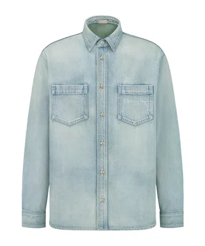 Dior Christian  Couture Shirt In Blue