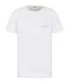 Dior Plain Knitted T-shirt In White