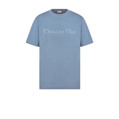 Dior Christian  Couture T-shirt, Relaxed Fit In Blue