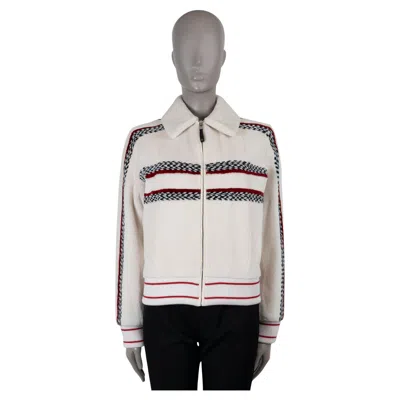 Pre-owned Dior Christian  Cream 2021 Alps Mink Fur Jacket S In White