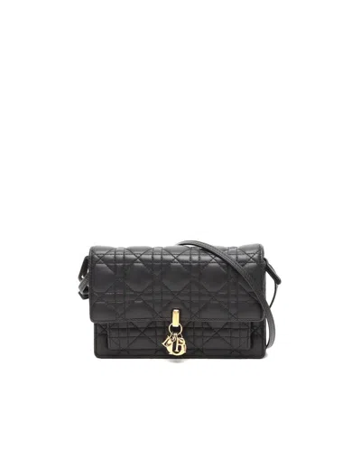 Dior Christian  Daily Pouch Bag In Black