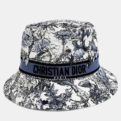 Pre-owned Dior Christian  D-bobby Bucket Hat In Blue