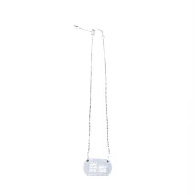 Pre-owned Dior Christian   925 Sterling Silver Antique Art Deco Howard & Co. "port" Women's Necklace (pre-o