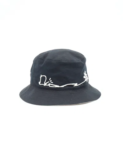 Dior Christian   Logo Fishermans Hat In Black