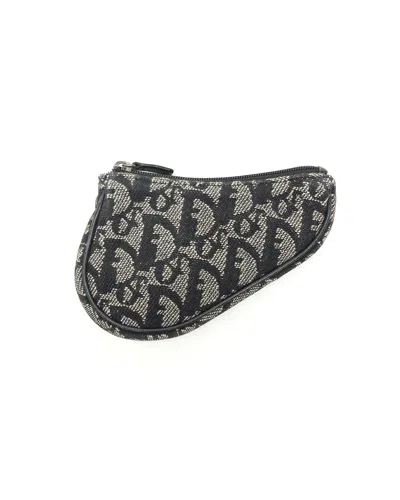 Pre-owned Dior Christian   Trotter Coin Purse In Black