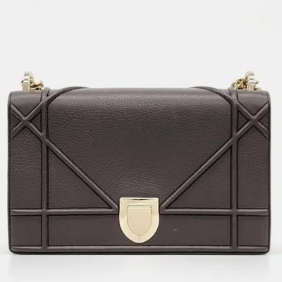 Pre-owned Dior Christian  Ama Shoulder Bag In Brown