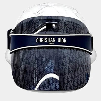 Pre-owned Dior Christian  Club V1u Visor Sun Cap In Blue