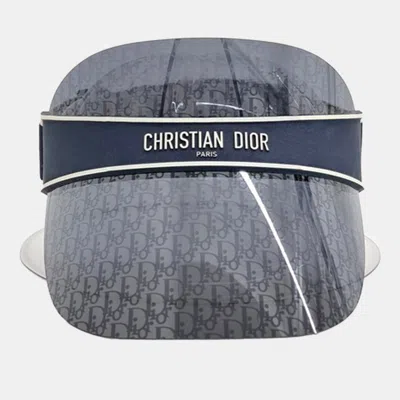 Pre-owned Dior Christian  Club V1u Visor Sun Cap In Blue