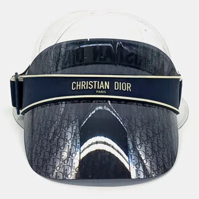 Pre-owned Dior Christian  Club V1u Visor Sun Cap In Navy Blue