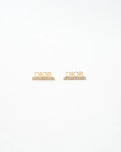 Dior Christian  Dio(r)evolution Rhinestone Earrings