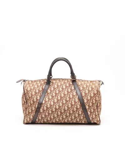 Dior Christian  Issimo Boston Bag In Brown