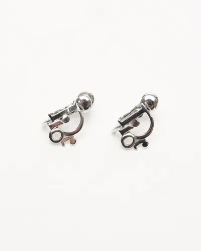 Dior Christian  Issimo Clip-on Earrings In Silver