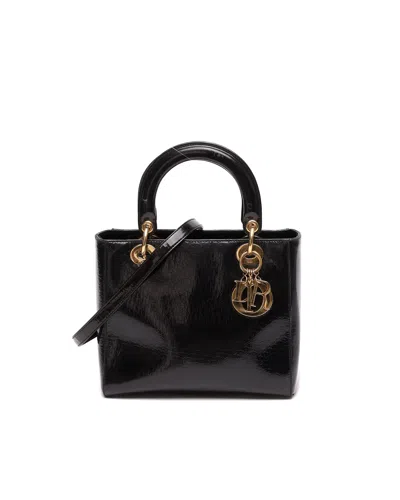 Pre-owned Dior Christian  Issimo Lady  Tote Bag In Black