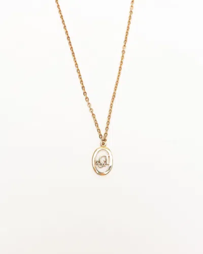 Dior Christian  Issimo Logo Necklace
