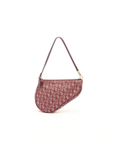 Dior Christian  Issimo Saddle Bag In Pattern