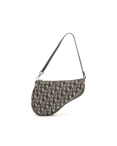 Dior Christian  Issimo Saddle Bag In Gray