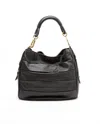 Dior Christian  Draped Hobo Bag In Black