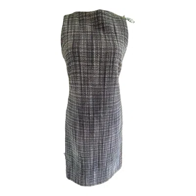Pre-owned Dior Christian  Dress In Gray