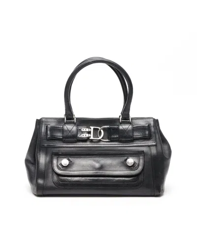 Dior Christian  Flight Bag In Black