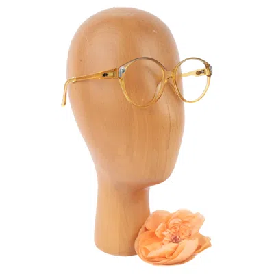 Pre-owned Dior Christian  Glasses Frame 1980s In Orange