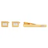 Dior Christian  Gold-tone Tie Clip And Cufflinks Set In Gold
