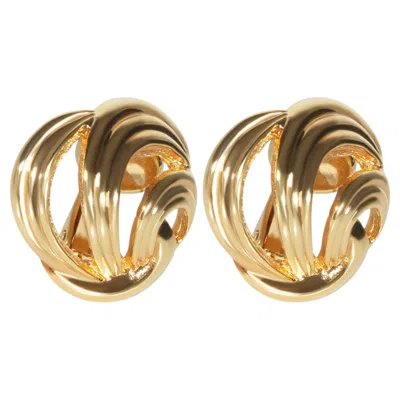 Pre-owned Dior Christian  Gold-plated Earrings In Multiple