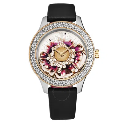 Dior Christian  Grand Bal Automatic Diamond Ladies Watch Cd153b2da001 In Black