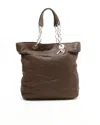 Dior Christian  Grand  Soft Tote Bag In Brown