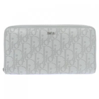 Pre-owned Dior Christian  Gray Bill Wallet (bi-fold) ()