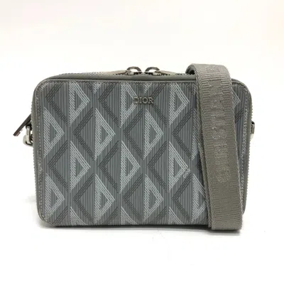 Pre-owned Dior Christian  Gray Cloth Shoulder Bag ()