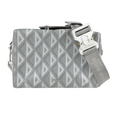 Pre-owned Dior Christian  Gray Leather Pvc Shoulder Bag ()