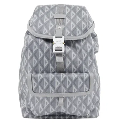 Pre-owned Dior Christian  Gray Pvc Backpack ()