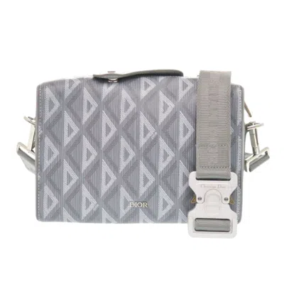 Pre-owned Dior Christian  Gray Pvc Leather Shoulder Bag ()