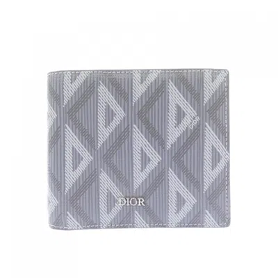 Pre-owned Dior Christian  Gray Wallet (bi-fold) ()