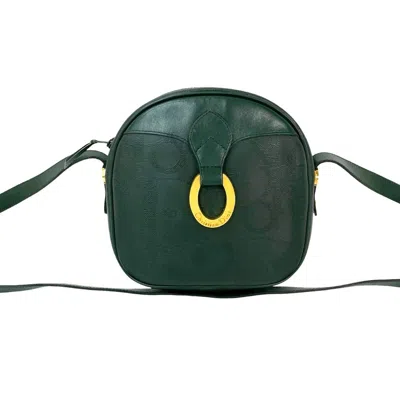 Pre-owned Dior Christian  Green Leather Pvc Pochette Shoulder Bag ()