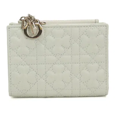 Pre-owned Dior Christian  Green Leather Wallet (bi-fold) ()