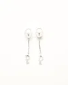 Dior Christian  Heart Padlock Dangling Earrings