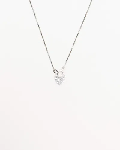 Dior Christian  Heart Padlock Necklace