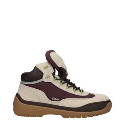 DIOR CHRISTIAN DIOR STIVALETTI HIKING UOMO CAMOSCIO BEIGE/MARRONE