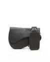 Dior Christian  Homme Saddle Bag In Black