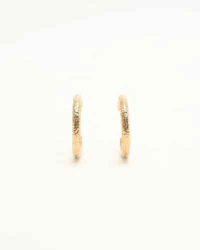 Dior Christian  Hoop Earrings In Gold