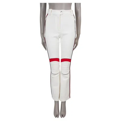 Pre-owned Dior Christian  Ivory 2021 Alps Flared Ski Pants 38 S In White