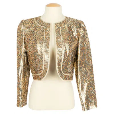 Pre-owned Dior Christian  Jacket Haute Couture Winter 1985 In Sand