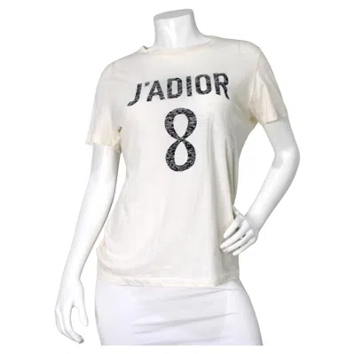 Pre-owned Dior Christian  "j'a 8" T-shirt In Gray
