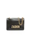Dior Christian  J'a Chain Shoulder Bag In Black