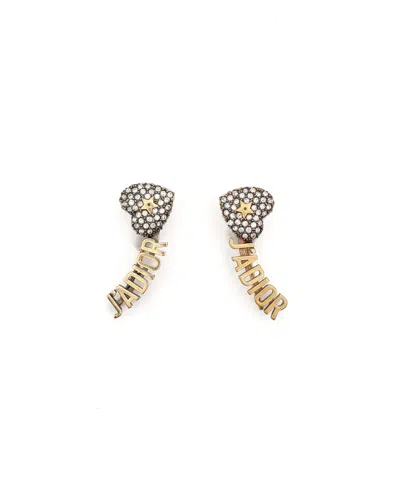 Dior Christian  J'a Earrings In Gold