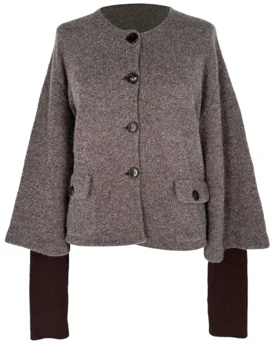 Pre-owned Dior Christian  Knit Jacket, Size Int M (authentic Pre-loved)