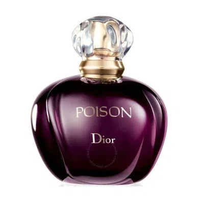 Dior Christian  Ladies Poison Edt Spray 3.4 oz (tester) (100 Ml) In Black / Orange