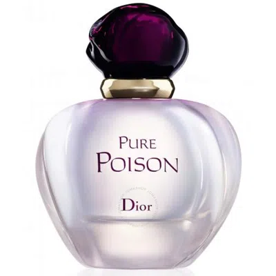 Dior Christian  Ladies Pure Poison Edp Spray 3.4 oz (tester) Fragrances 3348900005785 In Orange / White