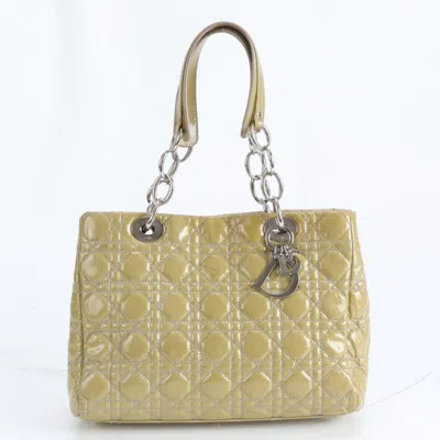 Pre-owned Dior Christian  Lady  Beige Leather Shoulder Bag Tote Bag () In Sand